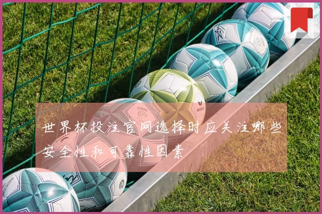 世界杯投注官网选择时应关注哪些安全性和可靠性因素